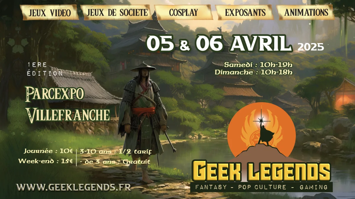 Geek Legends 2025 : retour sur un week-end au top ! 🎮⚔️🖋️